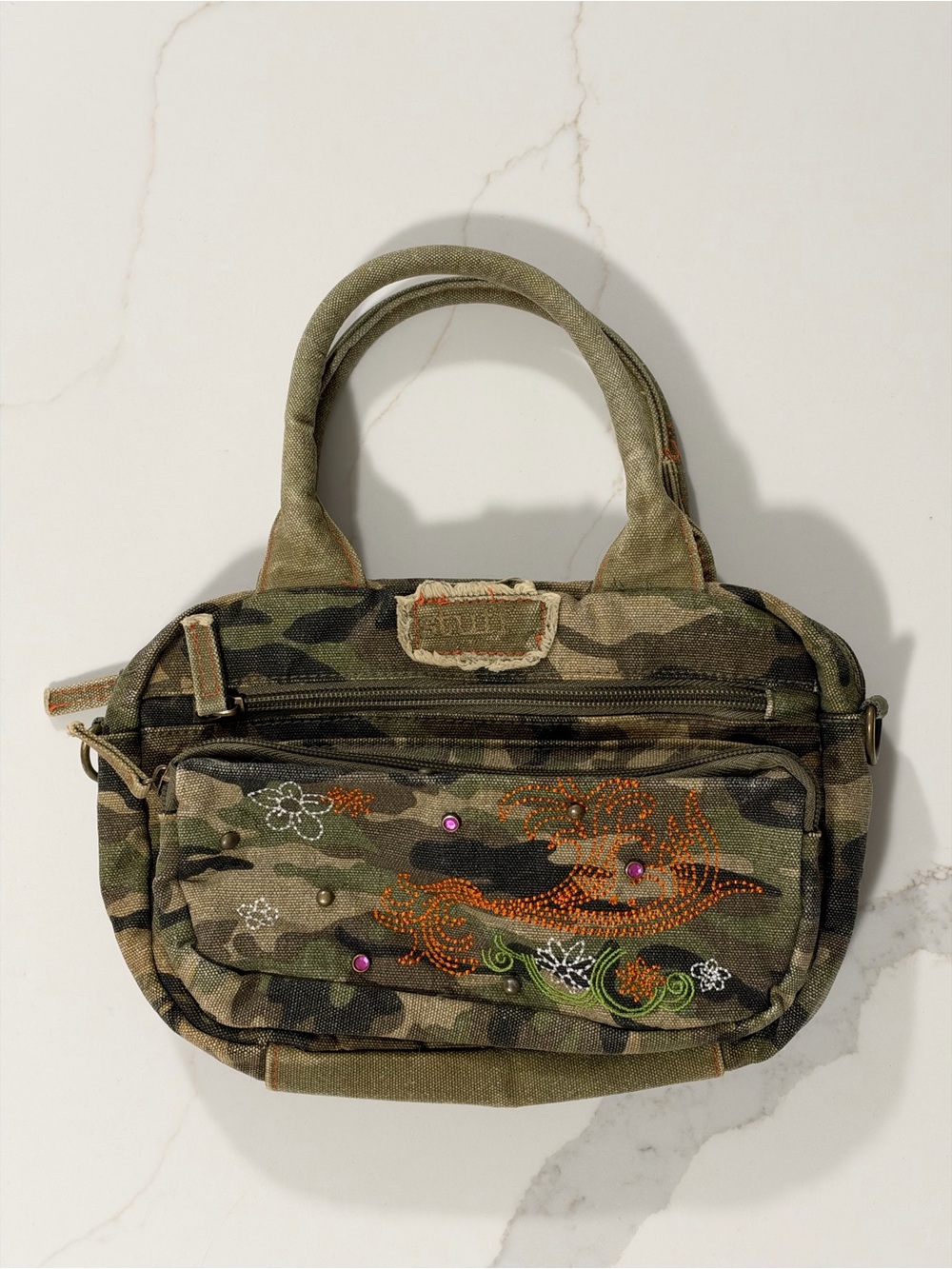 Rare Stuff By Hilary Duff Y2K Camo Purse